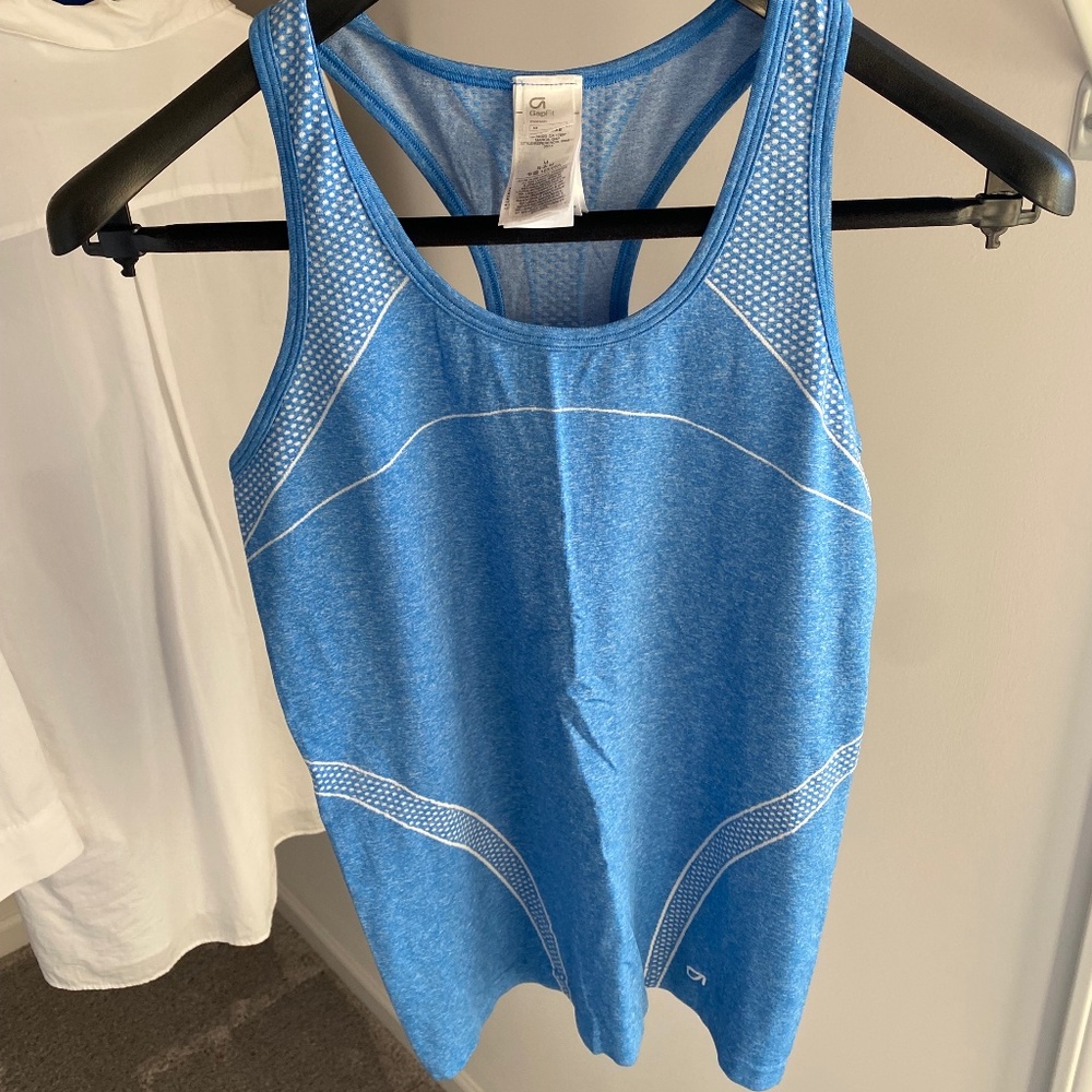GAPFit blue tank top